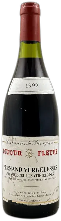 capture du vin Dufour Fleury Pernand Vergelesses 1er Cru "les Vergelesses