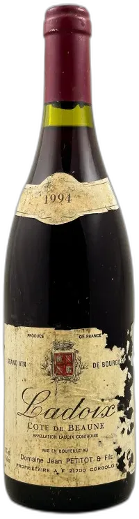 photo du vin Domaine Petitot Ladoix 1994