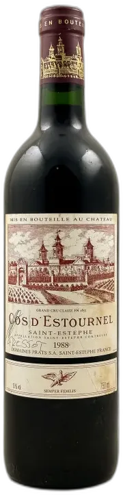 photo du vin Cos d’Estournel Saint Estèphe
