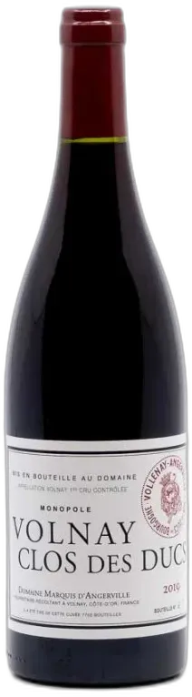 photo du vin Marquis d’Angerville Volnay 1er Cru Clos des Ducs