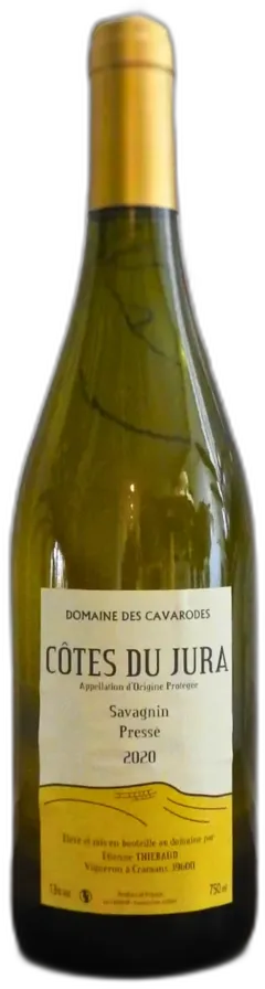 photo du vin Savagnin Pressé 2020 Aop Côtes du Jura, Etienne Thiebaud, Domaine des Cavarodes