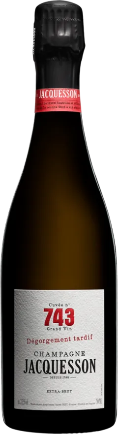 capture du vin Champagne Jacquesson Cuvée 743 Dégorgement Tardif