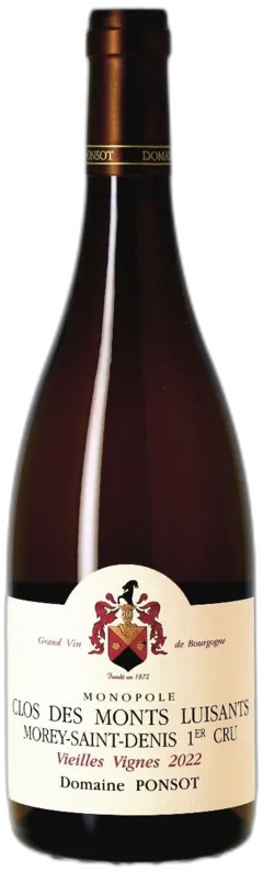 vue du vin Domaine Ponsot, Morey-Saint-Denis Premier Cru les Monts Luisants