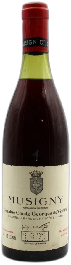 vue du vin Comte de Vogue Musigny Vieilles Vignes
