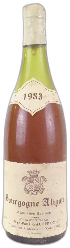 photos du vin Aligoté Jean-Paul Gauffroy