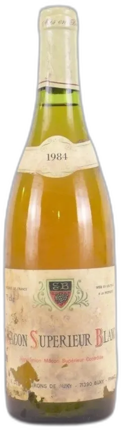 image du vin Macon Supérieur Vignerons de Buxy Blanc Bourgogne