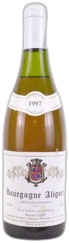 illustration du vin 1997 Aligoté Bernard Lamy Blanc Bourgogne