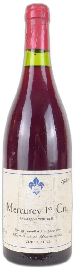 photo du vin Manoir de la Bressandière Premier Cru