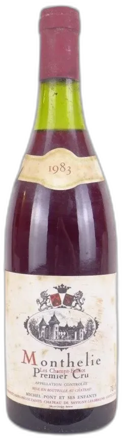 illustration du vin Monthélie Michet Pont Premier Cru les Champs-Fulliot