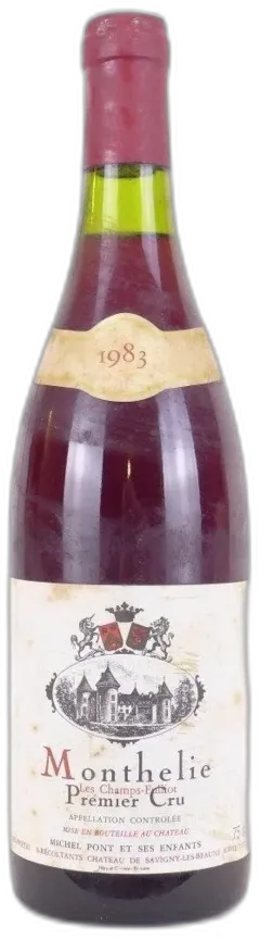 illustration du vin Monthélie Michet Pont Premier Cru les Champs-Fulliot