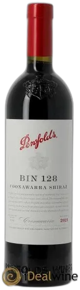 aperçu du vin Penfolds Wines Bin 128 Shiraz 2021
