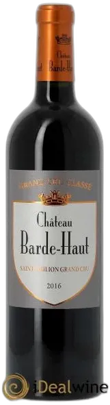 image du vin Château Barde Haut Grand Cru Classé