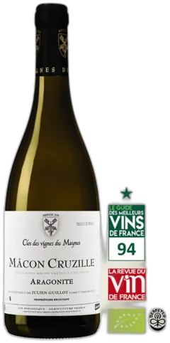 photo du vin Clos des Vignes du Maynes Mâcon Cruzille Aragonite