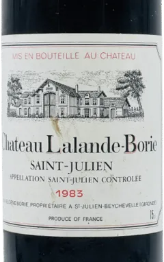 illustration du vin Château Lalande-Borie