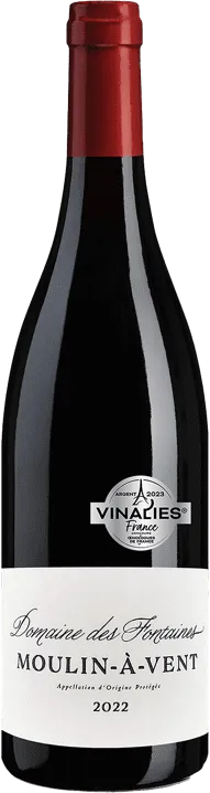 capture du vin Domaine des Fontaines, 2022 a O.p Moulin-à-Vent, Vin Rouge