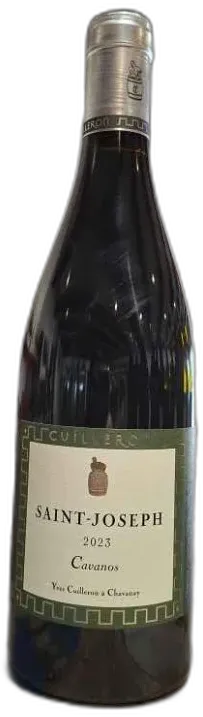 vue du vin Saint Joseph Cavanos Yves Cuilleron 2023