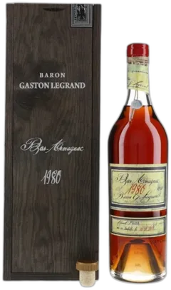 vue du vin Baron Gaston Legrand Bas-Armagnac 1980