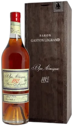 photo du vin Baron Gaston Legrand Bas-Armagnac 1982