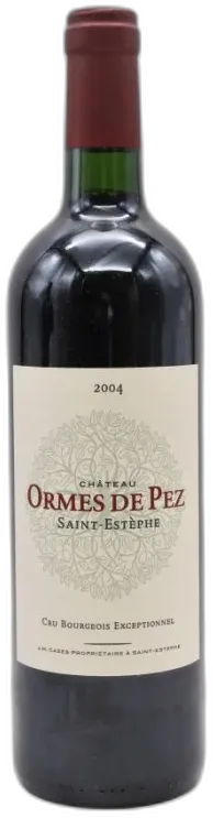 photo du vin Château Ormes de Pez