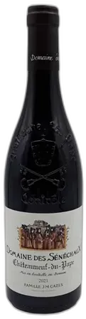 photo du vin Domaine des Sénéchaux Famille j-m Cazes Aop Châteauneuf-du-Pape 2021