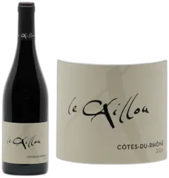 vue du vin Côtes du Rhône Rouge le Caillou 2024