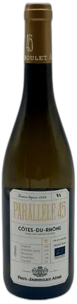 photo du vin Cotes du Rhone Blanc Parallele 45