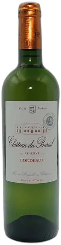 vue du vin Chateau du Barail Bordeaux Blanc