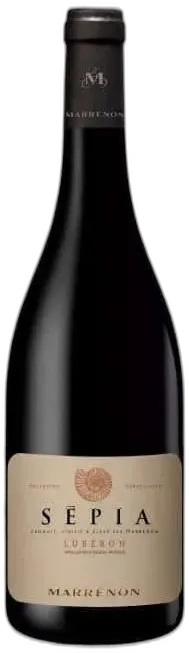 vue du vin Sepia
