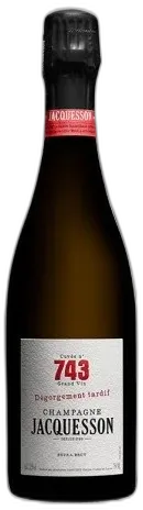 capture du vin Champagne Jacquesson Cuvée 743 Dégorgement Tardif