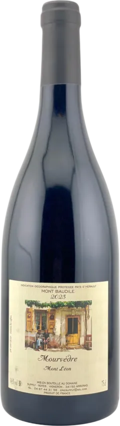 image du vin Igp Pays d’Hérault Mont Baudile "le Mourvèdre de Mont Léon"