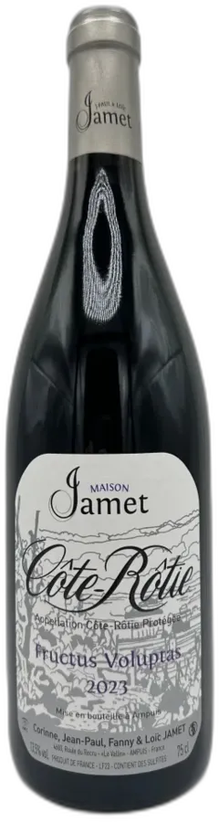 photo du vin Domaine Jamet Fructus Voluptas Cote-Rotie 2023 Vallée du Rhône France