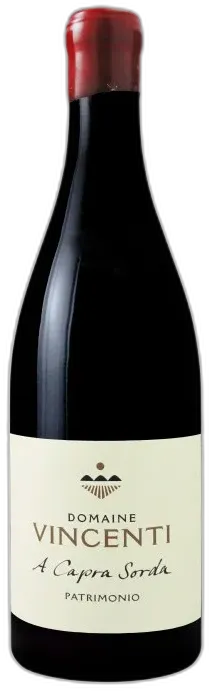 photo du vin Domaine Vincenti Aop Patrimonio a Capra Sorda Rouge 2024