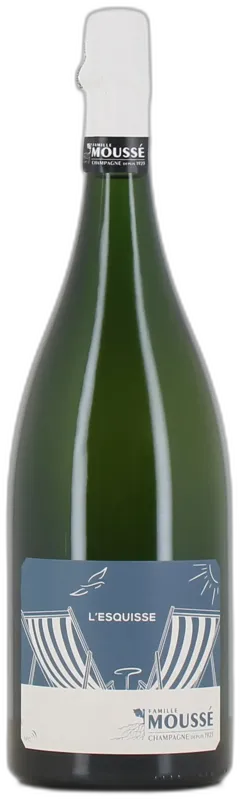 illustration du vin Magnum Champagne l’Esquisse Moussé et Fils