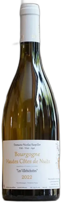 image du vin Hautes Côtes de Nuits Blanc "les Villebichottes" 2022 Nicolas Raspiller