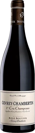capture du vin Domaine René Bouvier Gevrey-Chambertin 1er Cru Les Champeaux