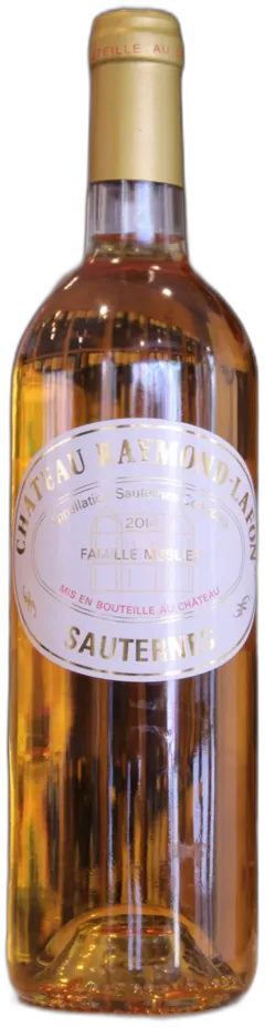 aperçu du vin Sauternes 2014 Chateau Raymond Lafon