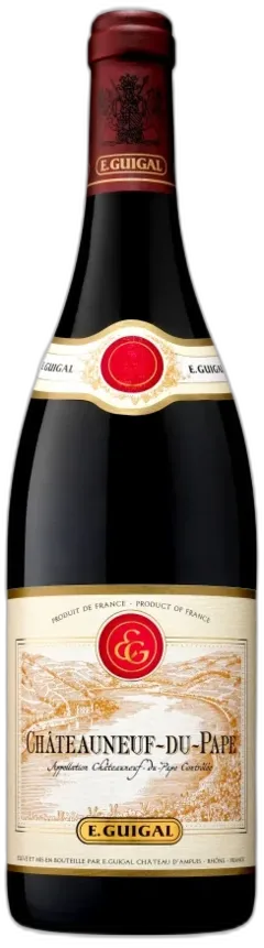 vue du vin Chateauneuf du Pape Guigal 2015