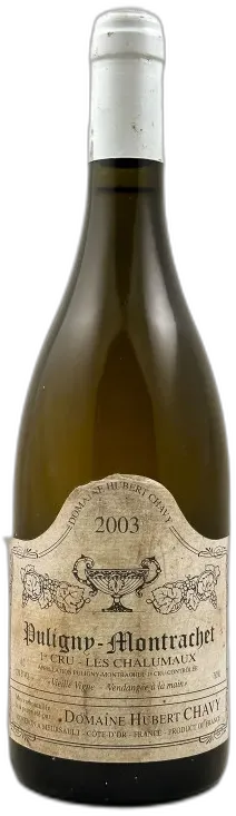 photo du vin Hubert Chavy Puligny Montrachet 1er Cru "Chalumaux