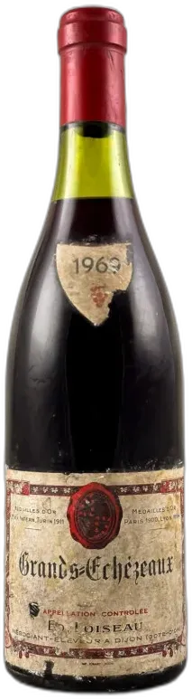 photo du vin Loiseau Grands Echezeaux 1969
