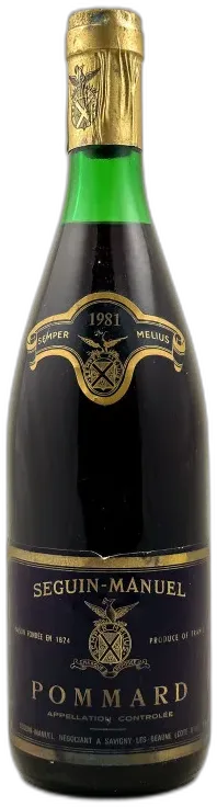 illustration du vin Seguin-Manuel Pommard 1981