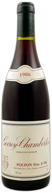 photos du vin Poupon Gevrey Chambertin 1986
