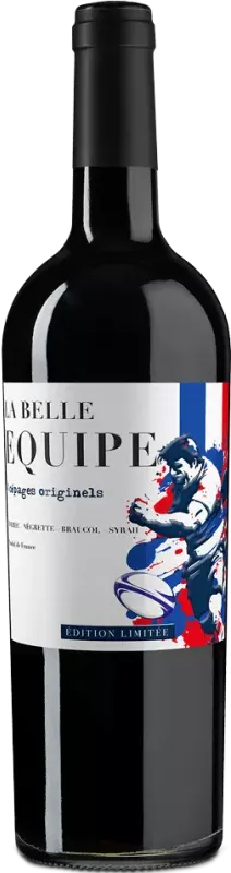 image du vin la Belle Équipe Edition Limitée Rugby Vinovalie