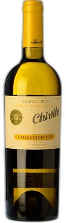 vue du vin Chivite Colección 125 Blanco 2023