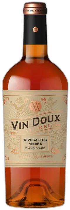 photo du vin Arnaud de Villeneuve Rivesaltes Ambre 5 Ans d’Age Vin Doux Naturel