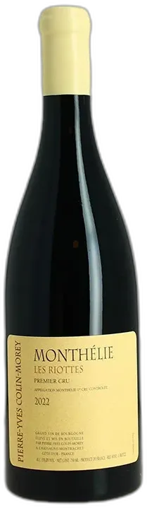 image du vin Monthelie 1er Cru les Riottes Rouge 2022