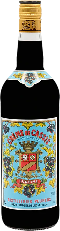 vue du vin Crème de Cassis - SPIRITUEUX - Peureu