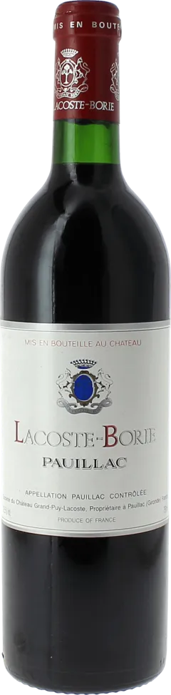 photo du vin Lacoste Borie