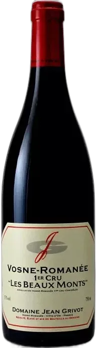 vue du vin Vosne-Romanée 1er Cru les Beaux Monts