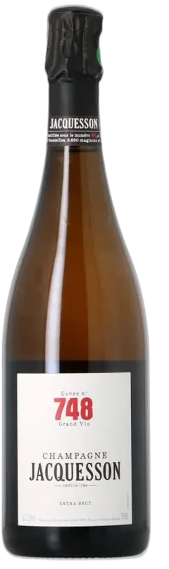 vue du vin Champagne Jacquesson Cuvée n°748 Base 2020