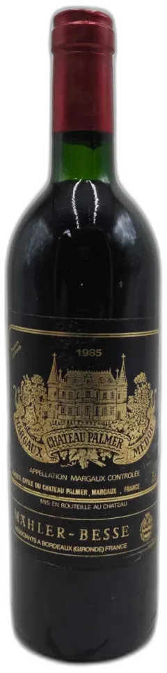 capture du vin Château Palmer 1985
